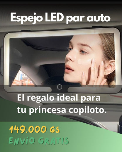 Espejo Con Luz led para carro 🚘