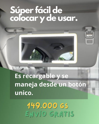 Espejo Con Luz led para carro 🚘