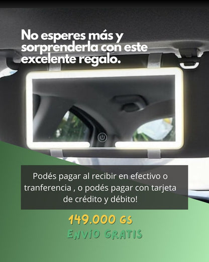 Espejo Con Luz led para carro 🚘